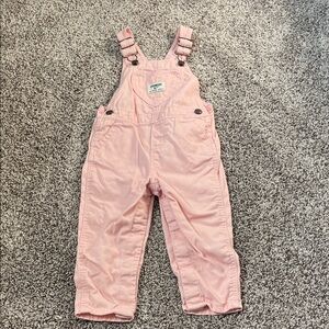 Oshkosh Baby Girl Pink Overalls 18 Month